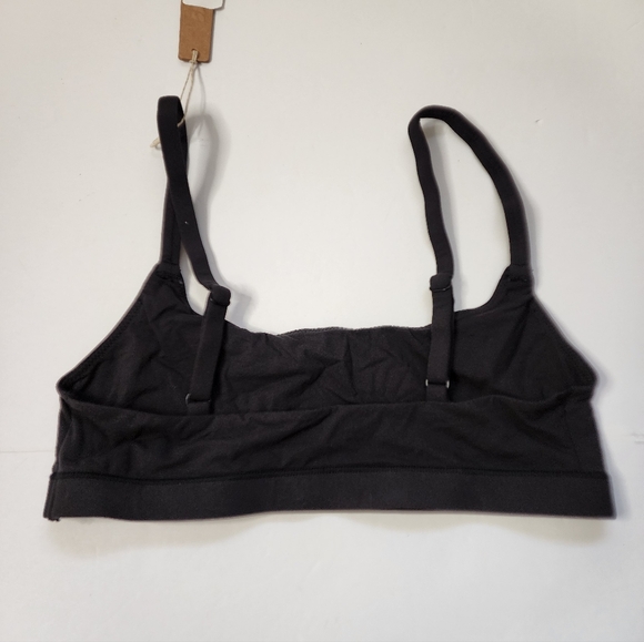 Skims Fits Everybody Scoop Bralette Womens XS Onyx 30D 32A 32B 32C - Picture 5 of 8
